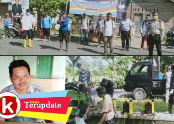 Pemdes Pino Baru Semprot Disinfektan ke Rumah Warga, Putus Mata Rantai Covid-19